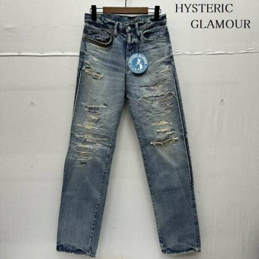 ヒステリックグラマー 17ss ダメージ SOR 加工 スタッズ ボタンフライ デニム パンツ 02172AP09 メンズ 28インチ【USED】【古着】【中古】10137649 ヒステリックグラマー 17ss ダメージ SOR 加工 スタッズ ボタンフライ デニム パンツ 02172AP09 メンズ 28インチ【USED】【古着】【中古】10137649