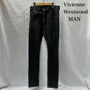 ヴィヴィアンウエストウッドマン ストレッチスキニーデニム VW-KQ-78278 オーブ 44 メンズ -【USED】【古着】【中古】10137870