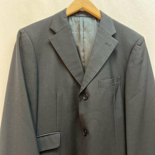 バーバリーブラックレーベル カブラ袖 本切羽 3B スーツ セットアップ BMD33-109-09 42【USED】【古着】【中古】10138052