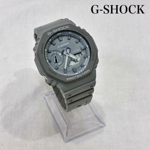 ジーショック GA-2110ET デジタル アナログ時計 アースカラートーンシリーズ グレー メンズ -【USED】【古着】【中古】10138994 ジーショック GA-2110ET デジタル アナログ時計 アースカラートーンシリーズ グレー メンズ -【USED】【古着】【中古】10138994