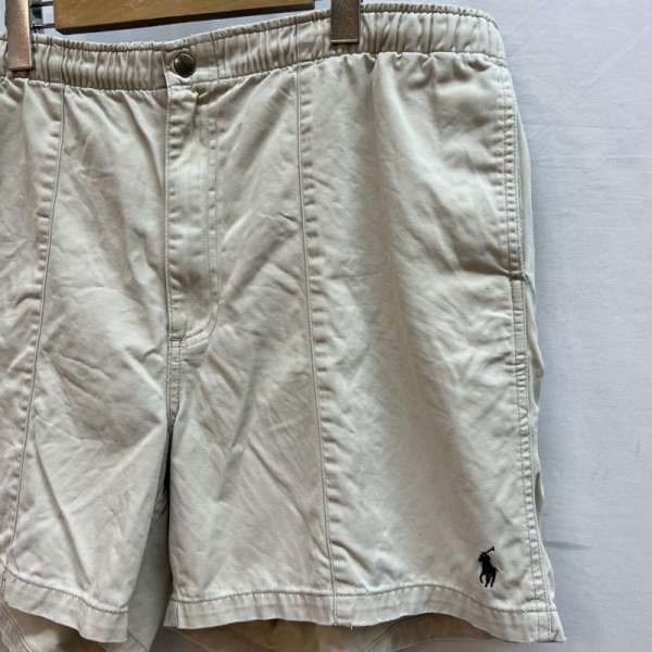 ラルフローレン 90s 三角タグ ポニー刺繡 イージー ショートパンツ メンズ L【USED】【古着】【中古】10139152