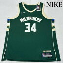 ナイキ NBA バスケットボール ゲームシャツ ユニフォーム DN2012-323 ミルウォーキー バックス メンズ XL【USED】【古着】【中古】10139...