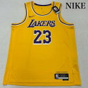 ナイキ NBA バスケットボール ゲームシャツ ユニフォーム DN2009-733 ロサンゼルス レイカーズ メンズ XL【USED】【古着】【中古】10139...