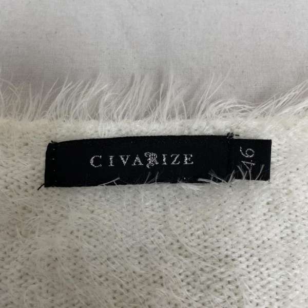 シウ゛ァーライズ シャギー ニット クルーネック セーター 長袖 無地 1385210700 メンズ 46【USED】【古着】【中古】10139618