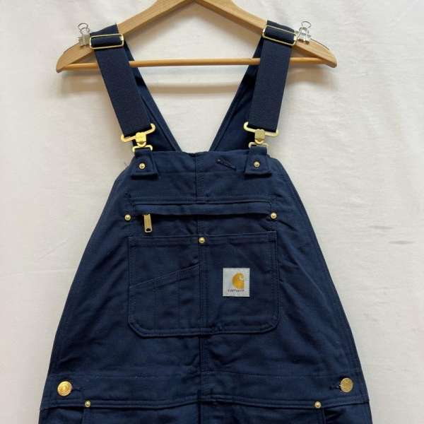 カーハート R01 ビブ オーバーオール ダック ダブルニー メンズ 34【USED】【古着】【中古】10140250