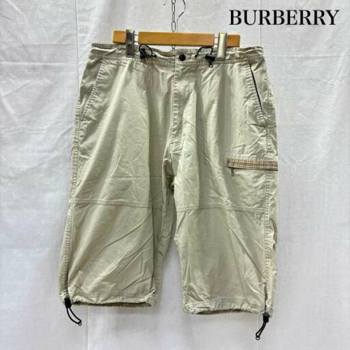 バーバリーブラックレーベル ハーフカーゴパンツ ベージュ ノバチェック ウエスト85 85cm【USED】【古着】【中古】10140632 バーバリーブラックレーベル ハーフカーゴパンツ ベージュ ノバチェック ウエスト85 85cm【USED】【古着】【中古】10140632