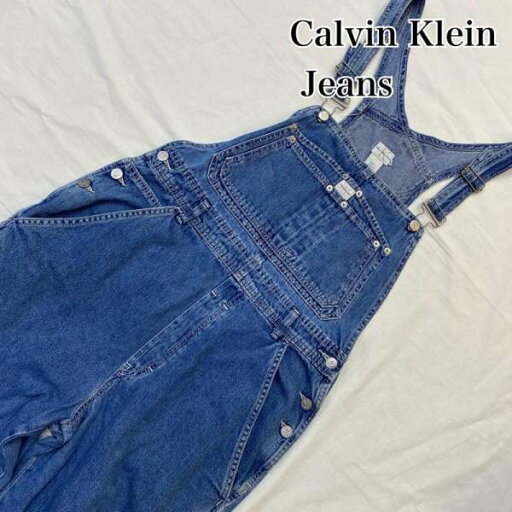 カルバン・クライン 90s Calvin Klein オーバーオール デニム メキシコ製 L メンズ XL【USED】【古着】【中古】10141181 カルバン・クライン 90s Calvin Klein オーバーオール デニム メキシコ製 L メンズ XL【USED】【古着】【中古】10141181