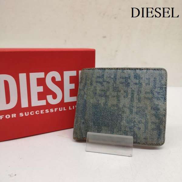 美品✨ディーゼル スナップボタン 2つ折り財布 デニム ロゴ総柄 Amazon.co.jp: [Diesel] (ディーゼル) メンズ メタルDロゴ 二