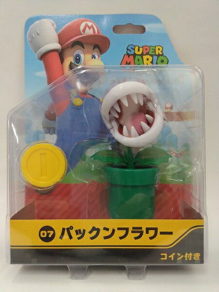 FCP－007　パックンフラワー　コイン付きスーパーマリオフィギュアコレクション プラス三英貿易/石川玩具