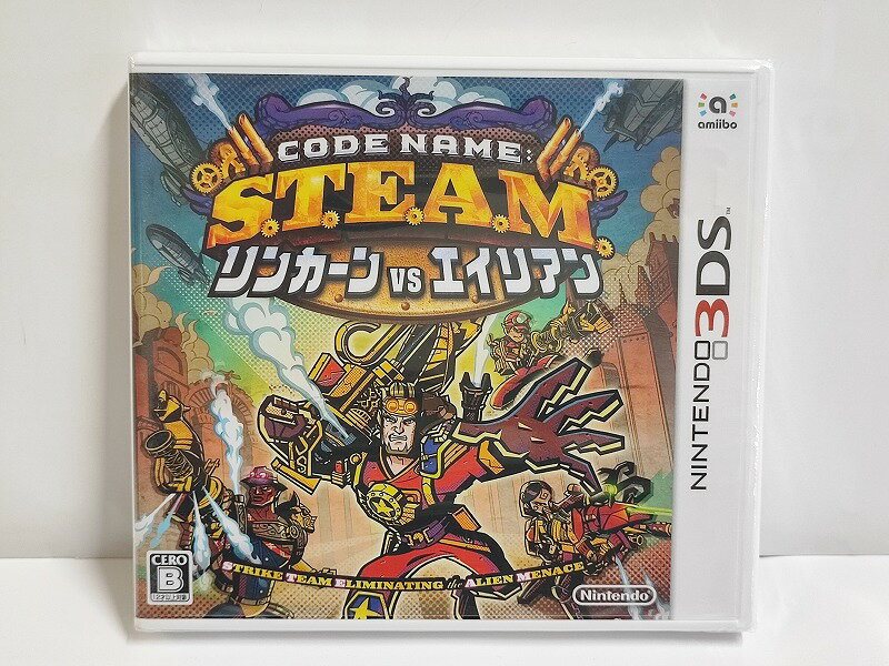 訳あり ニンテンドー3DS Code Name: S.T.E.A.M. リンカーンVSエイリアン Nintendo 3DS未開封品 /DN