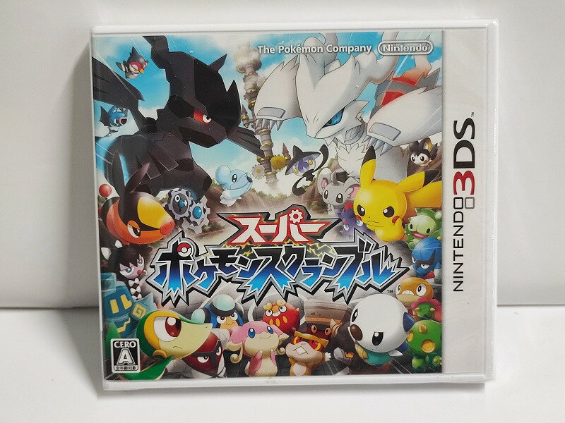 乐天商城 - ニンテンドー3DS　スーパーポケモンスクランブル Nintendo 3DS未開封品