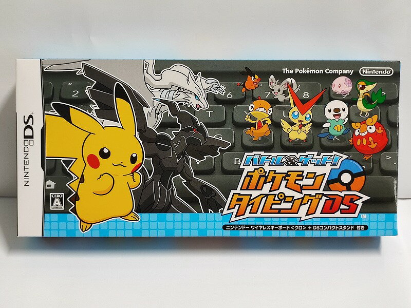 開封検品品　ニンテンドーDS バトル＆ゲット！ ポケモンタイピングDS　（クロ）　Nintendo DS