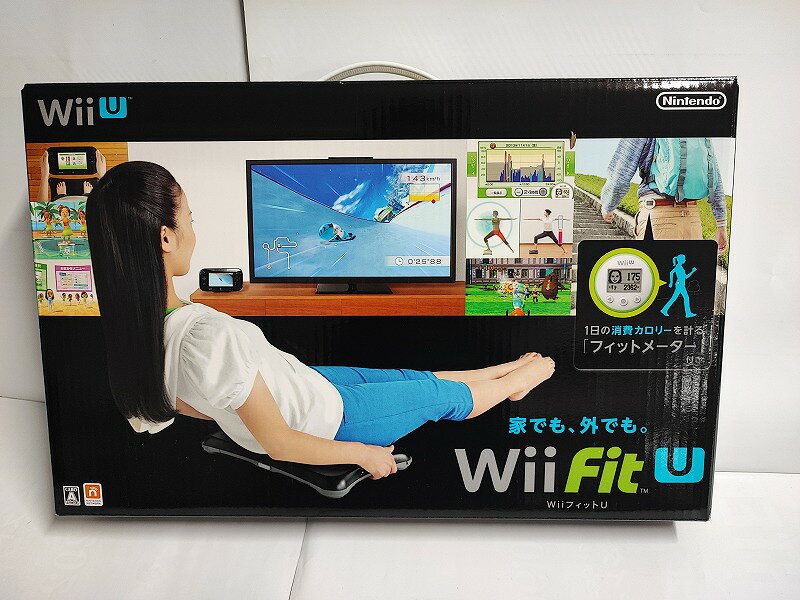 Rakuten - 訳あり　未確認　 Wii Fit U バランスWiiボード＋フィットメーターセット（クロ）　/DN