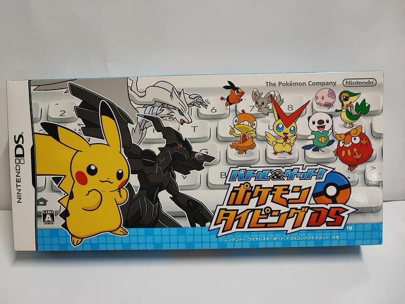 開封検品品 ニンテンドーDS バトル＆ゲット！ ポケモンタイピングDS （シロ） Nintendo DS