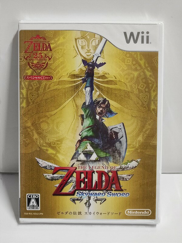 乐天商城 - Wii ゼルダの伝説 スカイウォードソード　未開封品　/DN