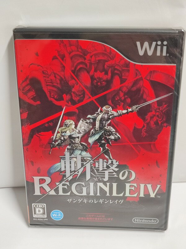 乐天商城 - Wii 斬撃のREGINLEIV 　ザンゲキのレギンレイヴ　未開封品　/DN