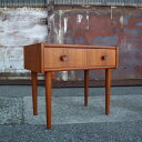 【北欧ヴィンテージ】【デンマーク】【中古】【展示店：神戸和田岬】スモールチェスト -teak small chest チーク チェスト ナイトチェストDenmark 1段 night chest リビング 玄関 寝室 子供部屋 引出し