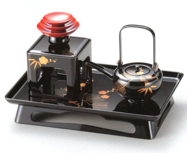 【送料無料】屠蘇器揃 松竹梅<京都 漆器の井助>木製漆塗りの屠蘇器(お屠蘇セット) 迎春、お正月のお酒の器。和食器