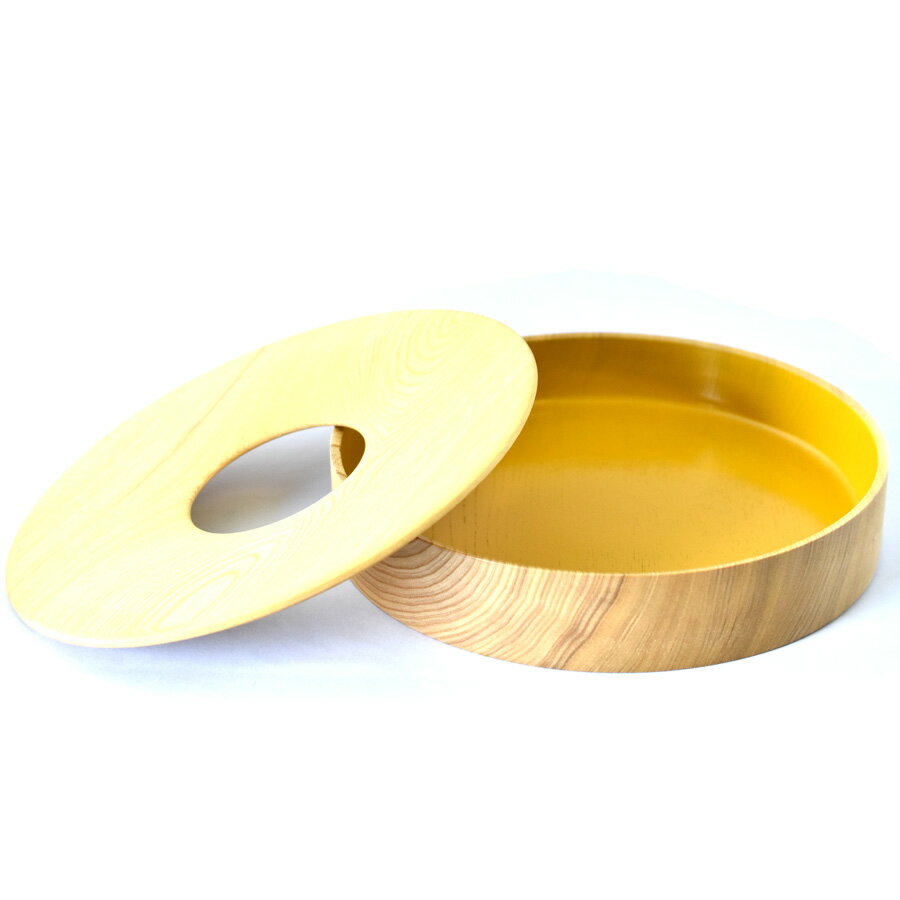 IMPRESSION Lサイズ オードブル一段重箱 木製 漆塗りお重箱