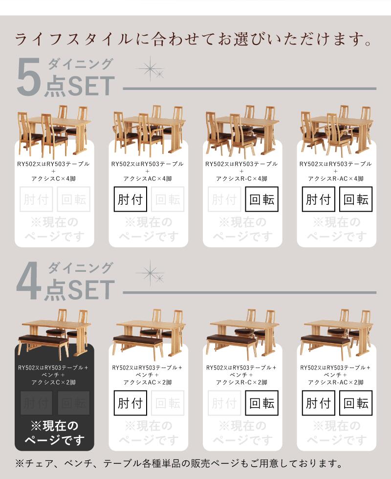 ダイニングテーブルセット 4点 4人 4人掛け...の紹介画像2