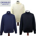 CROSSLEY (クロスリー)イタリア製　タートルネックセーター毛100％で肌触りが良く、インナーにほどよい厚みです　送料無料です！No.4CM1030