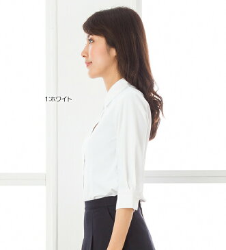 ただのストレッチじゃない!!新体感ストレッチ七分袖ブラウス レディース 春夏 秋冬 事務服 オフィス制服 FOLK nuovo