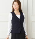 光沢チェックベスト レディース 春夏 秋冬 事務服 オフィス制服 BONMAX BONOFFICE