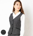 ツイードベスト レディース 秋冬 事務服 オフィス制服 BONMAX BONOFFICE