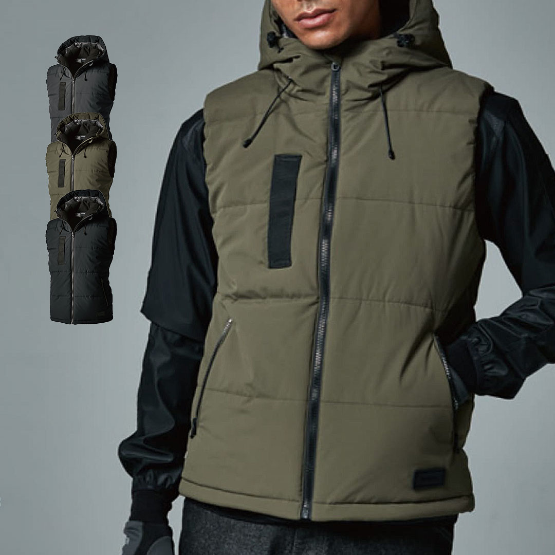 商品説明 ★フルハーネスを想定した設計 ★防風性を高める前立て仕様 ★フード・背中・フロントファスナー反射機能 ディティール ストレッチ 防風 反射 撥水 保温 カラー チャコールグレー アーミーグリーン ブラック