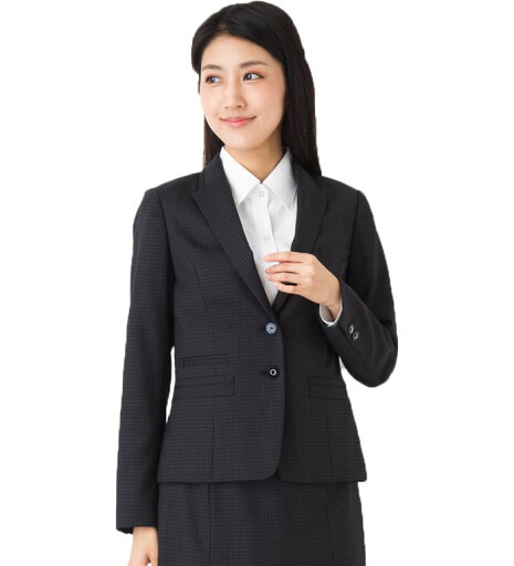 送料無料 好感度高めで、会社の顔に!大人のさりげなチェック柄ジャケット 事務服 オフィス制服 送料無料 好感度高めで、会社の顔に!大人のさりげなチェック柄ジャケット 事務服 オフィス制服