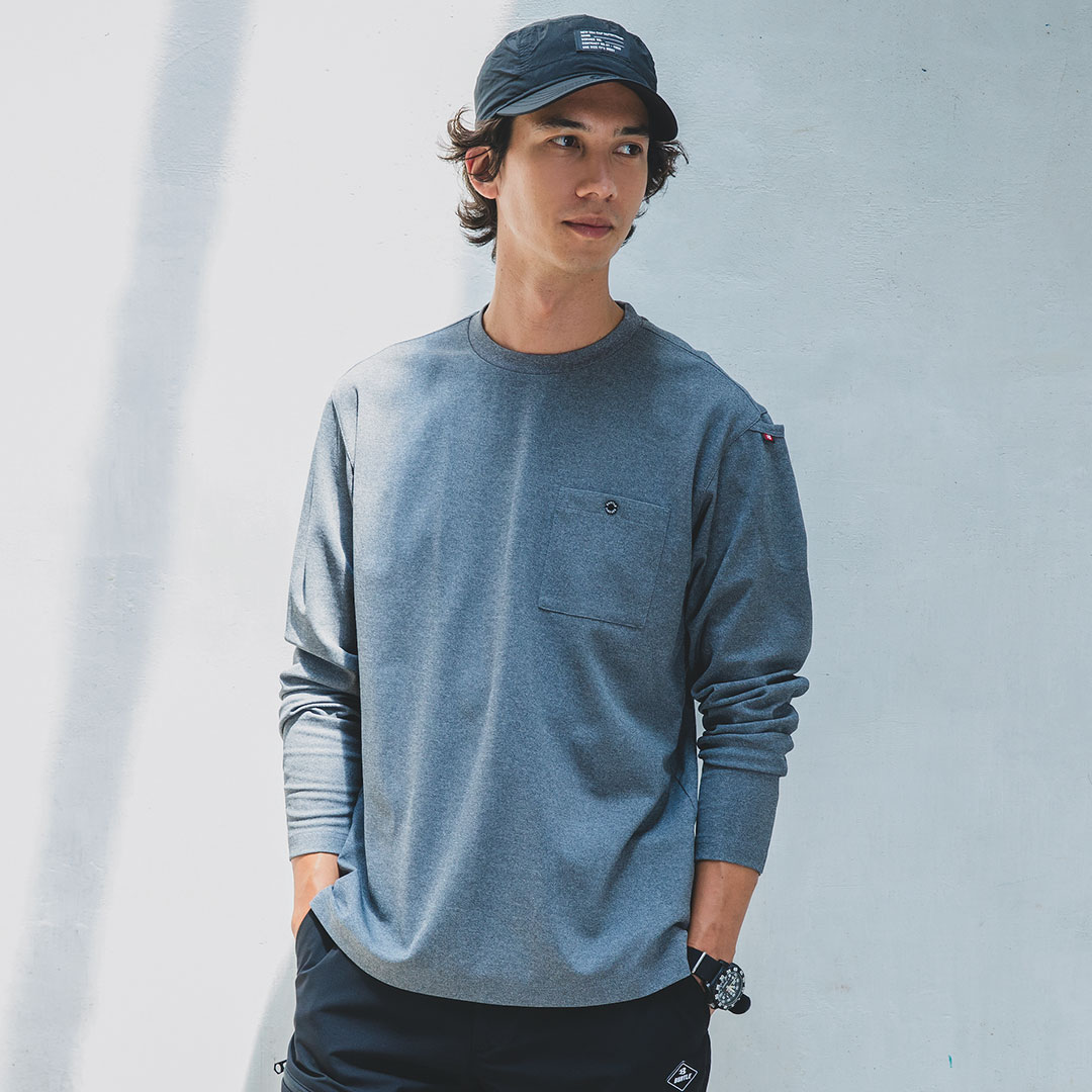 BURTLE 바틀 655 긴 소매 T 셔츠 스트레치 흡한 속건 UV 컷 남성 여성 봄 여름 가을 겨울 작업복 작업복 드라이 메쉬 사슴의 아이