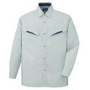 作業服 作業着・春夏用メンズ 自重堂 Jichodo 85504 制電長袖シャツ 3L 4L 5L対応 長そで シャツ 襟付きシャツ ワークシャツ 仕事着 大き...