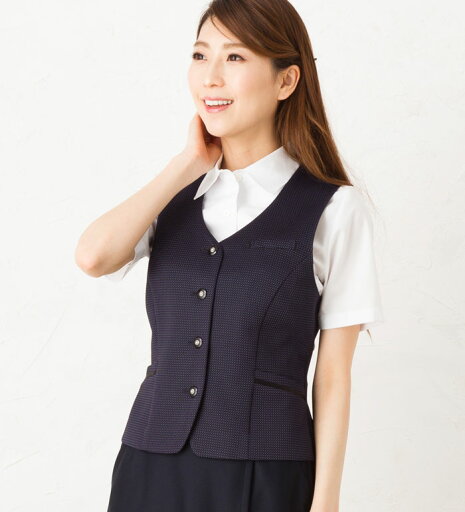 ファインドットベスト レディース 春夏 事務服 オフィス制服 SunpexIst GROW ファインドットベスト レディース 春夏 事務服 オフィス制服 SunpexIst GROW