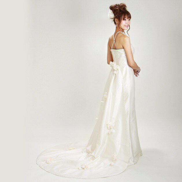 【スーパーSALE 半額】【二次会 ドレス レンタル 二次会 花嫁ドレス】【9号,オフホワイト,マーメイドライン】VIN213 結婚式 お呼ばれ 服装 フォーマル 演奏会 発表会 披露宴 リモ婚 安い 格安 【往復送料無料】【レンタル】