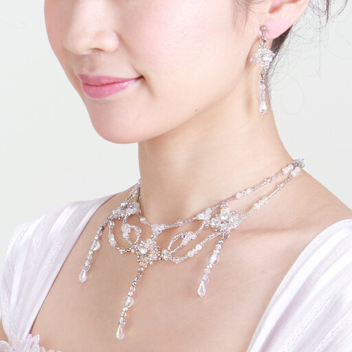 【ネックレス&イヤリング-レンタル】ウェディング アクセサリー クリスタル ウェディング ウエディング 結婚式 ウェディングドレス アクセサリー パーティ ドレス 2次会 sne-876【レンタル】 【ネックレス&イヤリング-レンタル】ウェディング アクセサリー クリスタル ウェディング ウエディング 結婚式 ウェディングドレス アクセサリー パーティ ドレス 2次会 sne-876【レンタル】