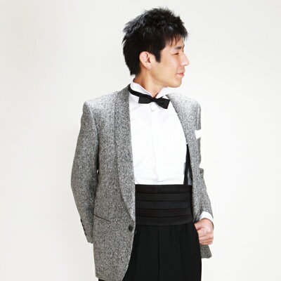メンズタキシード【タキシード レンタル】XS・Sサイズ/〜168cm/グレー 結婚式 スーツ パーティー 宴会 二次会 船上パーティ クルージング NT-1060 【往復送料無料】【レンタル】 - Image 3