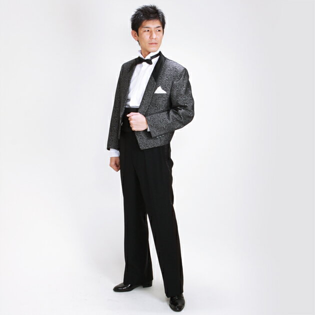 メンズタキシード【スペンサー タキシード レンタル】M・Lサイズ/165cm〜172cm/グレー 結婚式 スーツ パーティー 宴会 二次会 船上パーティ クルージング NT-202【往復送料無料】【レンタル】