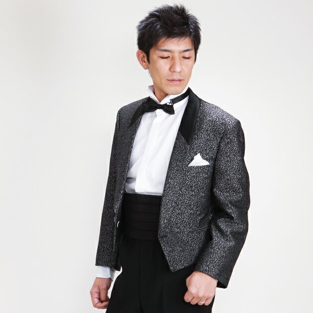 メンズタキシード【スペンサー タキシード レンタル】M・Lサイズ/165cm〜172cm/グレー 結婚式 スーツ パーティー 宴会 二次会 船上パーティ クルージング NT-202【往復送料無料】【レンタル】