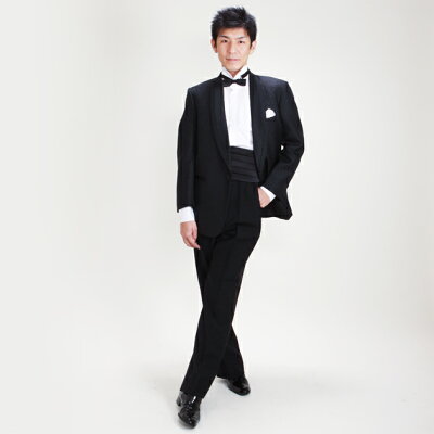 メンズタキシード【タキシード レンタル】L・XLサイズ/170cm?182cm/レンタル 黒 結婚式 スーツ パーティー 宴会 二次会 船上パーティ NT-722【往復送料無料】【レンタル】 - Image 2
