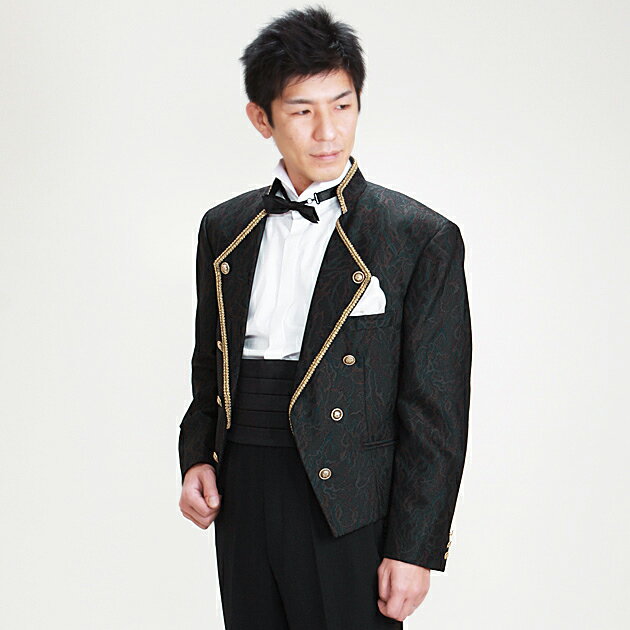 メンズタキシード【スペンサー タキシード レンタル】L・XLサイズ/170cm〜182cm/グリーンブラウン 結婚式 スーツ パーティー 宴会 二次会 船上パーティ クルージング NT-743 【往復送料無料】【レンタル】