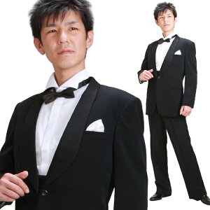 【タキシード 結婚式】【黒タキシード レンタル】メンズタキシード セット 結婚式 新郎 父 ゲスト レンタルタキシード 貸衣装 船上パーティ クルージング 二次会 スーツ NT-04【往復送料無料】【レンタル】