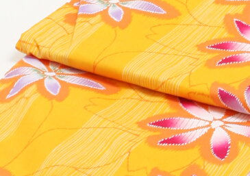 【浴衣 レンタル】ゆかたレンタル 浴衣 セット レンタル レディース 3点セット☆浴衣・帯・下駄☆nt-y019 黄色 花 浴衣レンタル 浴衣セット レンタルゆかた 〔浴衣〕〔ユカタ〕〔貸衣装〕【店頭受取対応商品】【fy16REN07】【レンタル】