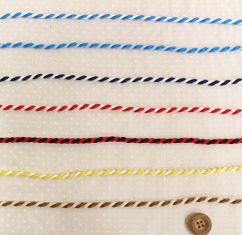 wacala≪わから≫巾着袋・小物作りのアクセントに！『Rotation color cord≪ローテーションカラーコード≫..