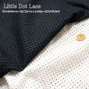 『Little Dot Lace≪リトルドットレース≫』コットン100%レースファブリックレース有効幅：約95cm　素材：コットン100％刺しゅう/刺繍/エンブロイダリー/綿/ベビー/キッズ/大人/ウェアー/ハンドメイド/手作り/