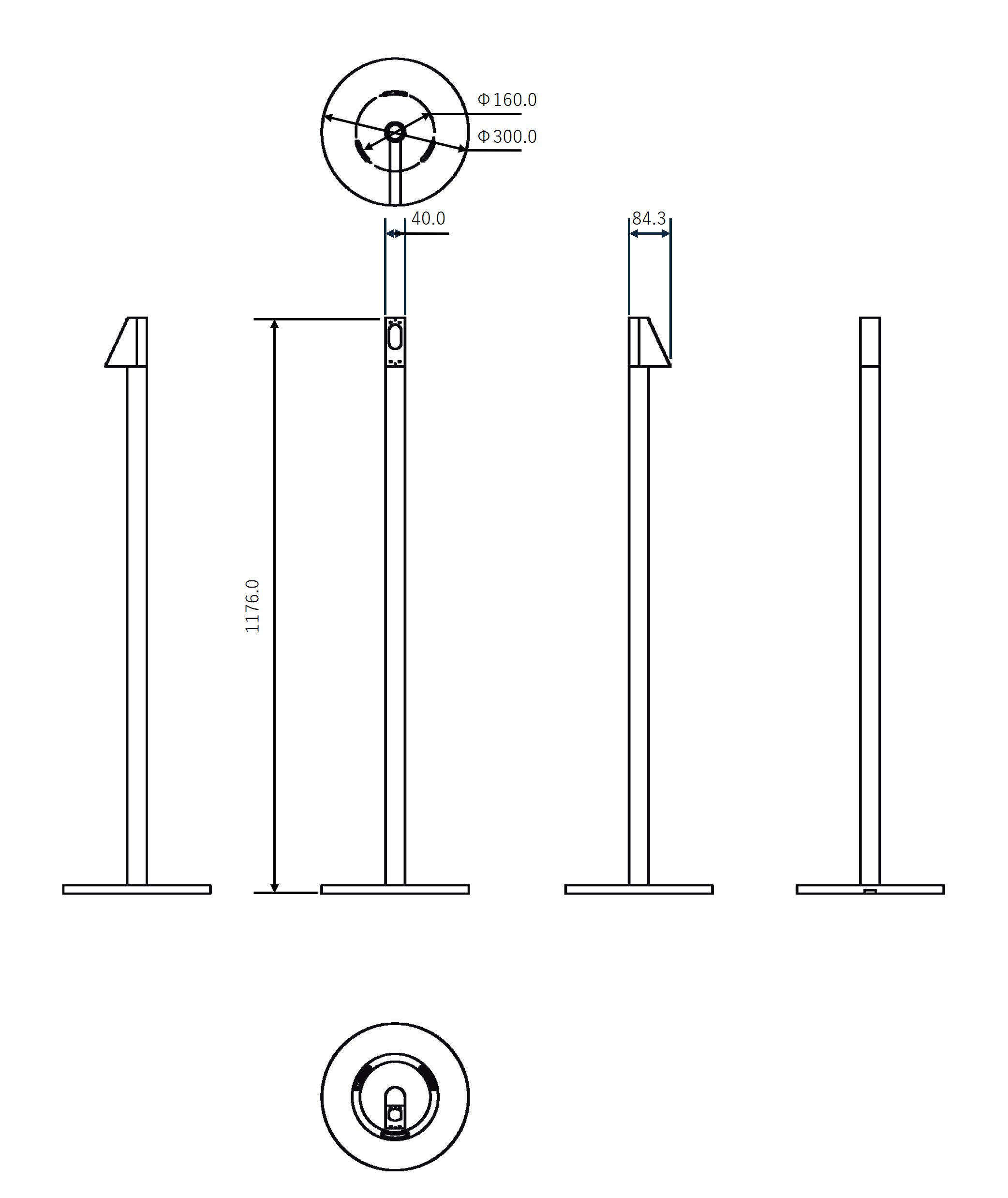 �Ρ��֥��� ��¬����ǧ��ü���ѥݡ��륹����� ASF172YV3-T0