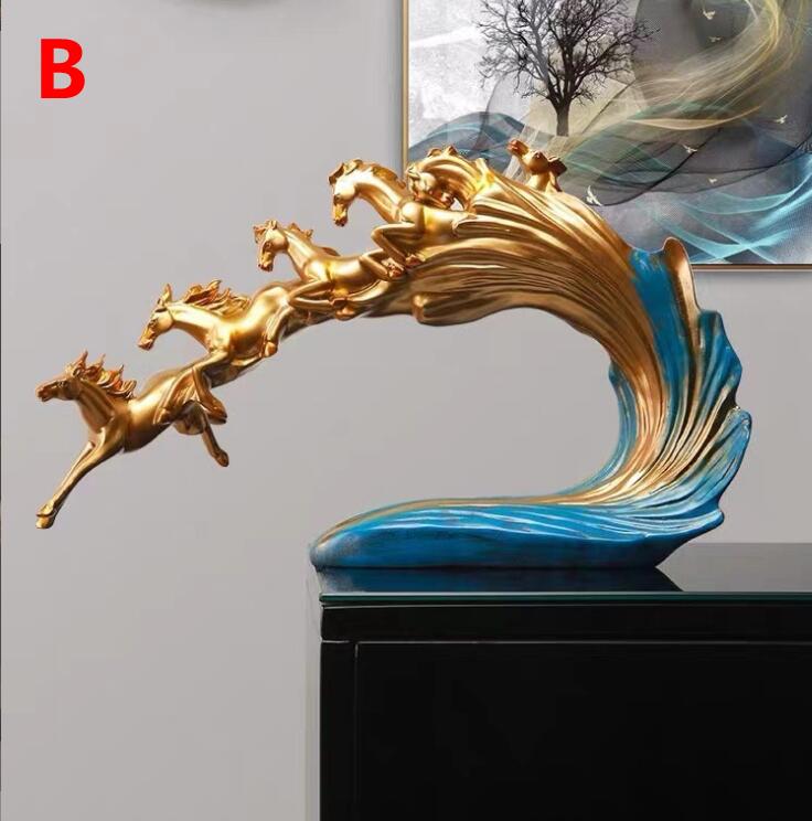 馬 置物 樹脂 tbq681 [2]