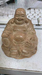 NEW! 七福神 布袋 縁起物 彫刻 天然木 彫刻 装飾品 風水 置物 事務所 開運 幸運 出世 tbq419