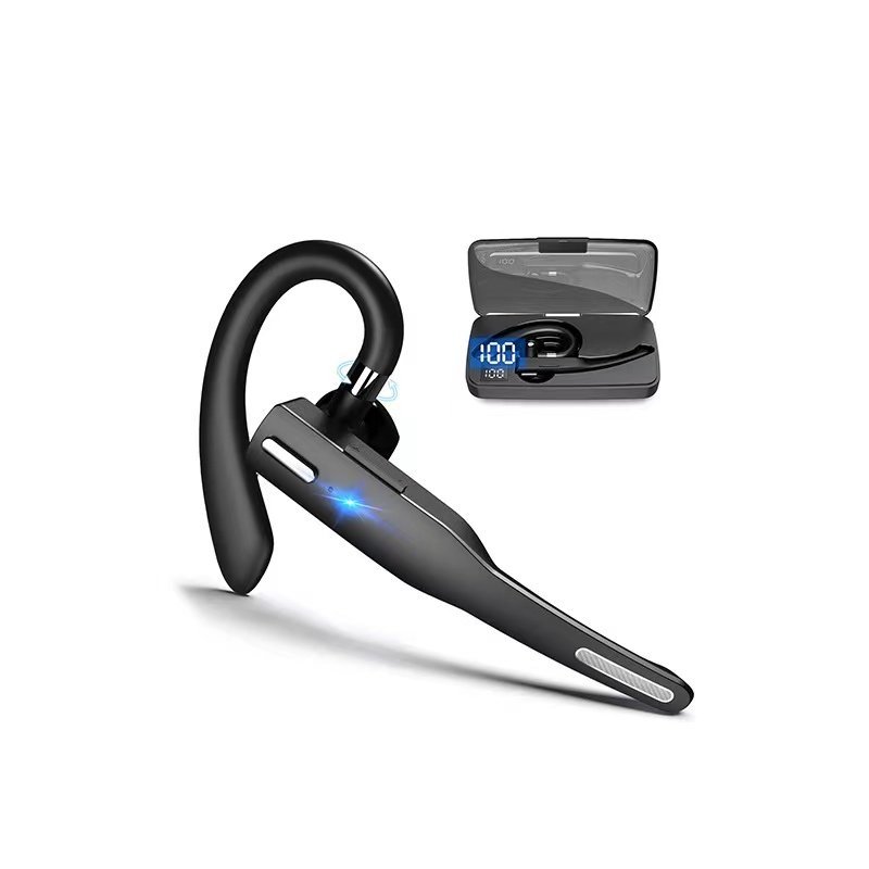 Bluetooth ヘッドセット5.0 高音質片耳 内蔵マイクBluetoothイヤホン ビジネス 快適装着 ハンズフリー通話 また日本技適マーク取 tbq010