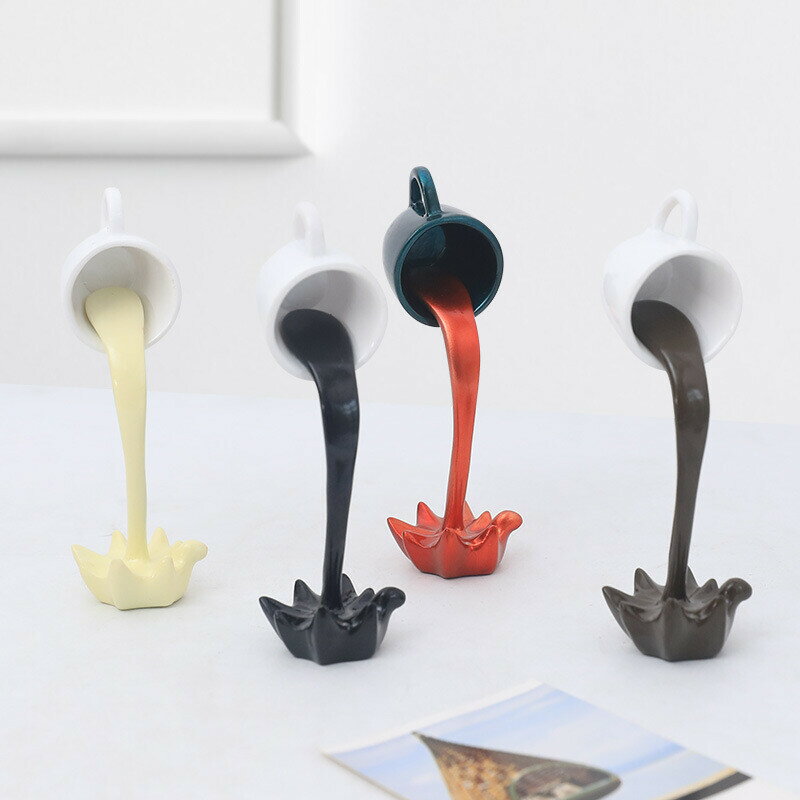 樂天商城 - NEW! デスクトップデコレーション3D立体吊りコーヒーカップ【2枚】tbq198