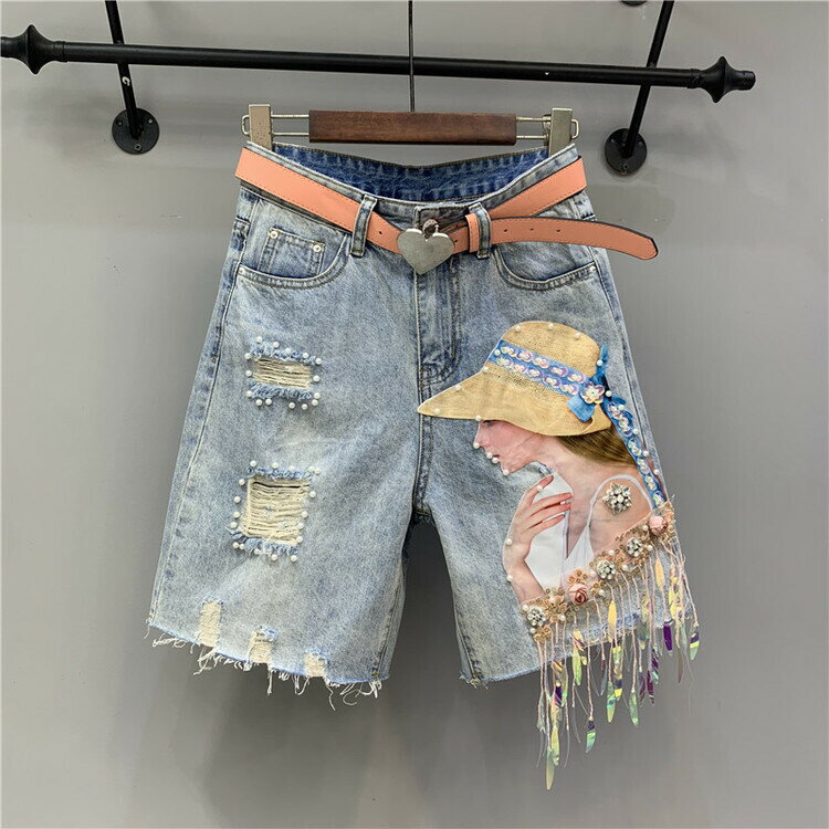 樂天商城 - デニムパンツ 五分パンツ レディース ファッション ibq041